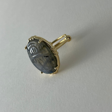 Bague scarabée fabrication française