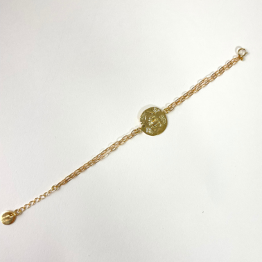Bracelet au fil de lo doré