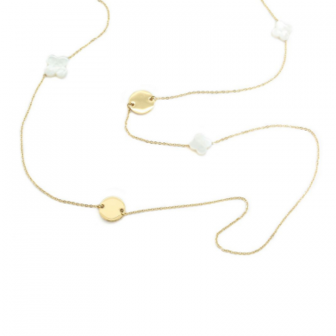 Collier long zag bijoux