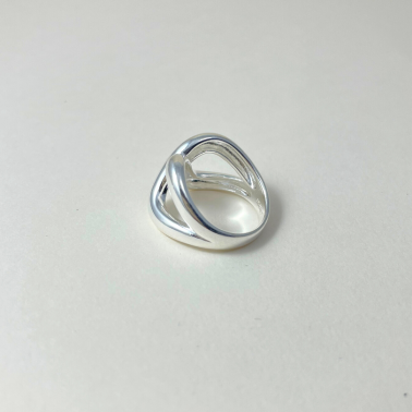 Bague rock en argent