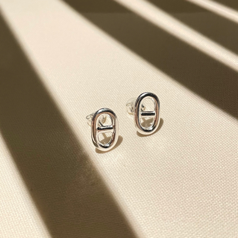 Petites boucles d'oreilles argent