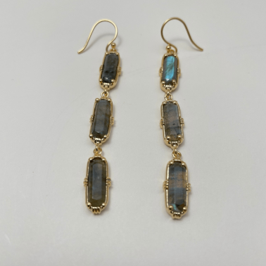 Boucles d'oreilles pendantes fantaisie chics