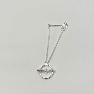 boucles d'oreilles pendantes en argent 925 création CANYON