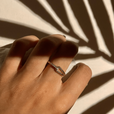 Bague doré, fabrication française