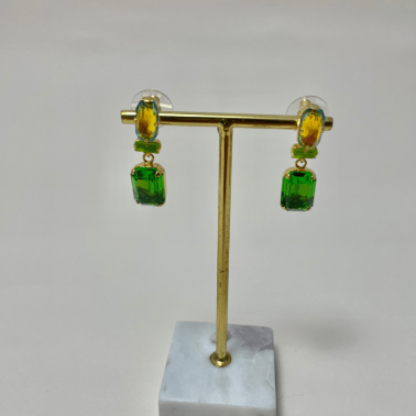 Boucles d'oreilles créateurs cristal