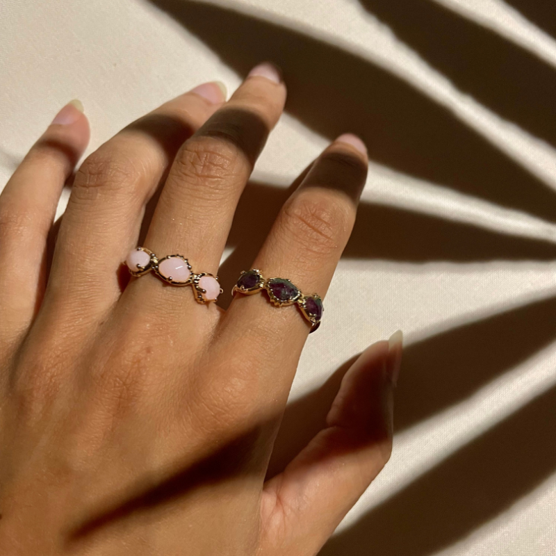 bague Rubis Zoïsite