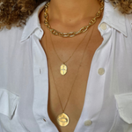 Colliers plaqué or Louise Hendricks